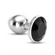 Crushious Plug Anale Bijou Gioiello Nero Grande