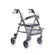 Deambulatore Rollator Alluminio 4 Ruote Con Sedile Mopedia -1