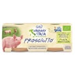 Mellin Viaggio D'Italia Omogeneizzato Prosciutto Biologico Per Bambini 4 Mesi+ 2 Vasetti-1