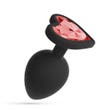 Crushious Cuore Plug Anale Piccolo Con 4 Gioielli Intercambiabili-1