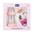 Chicco Set Lovely Baby Girl Biberon+Gommotto+Clip Succhietto Mesi 0+-1