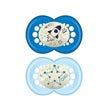 Mam Original Night Succhietto Silicone Maschio 2 Pezzi 16 Mesi+-1