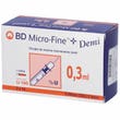 Siringhe Ipodemiche Insulina 0,3 ml Ago Gauge 30 8mm 30 Pezzi-2
