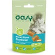 Oasy Wet Cat Snack Biscotti Ripieni Al Pollo Gatti Sterilizzati 60g