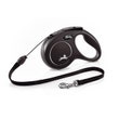 Flexi New Classic In Corda Guinzaglio Per Cani Colore Nero Taglia M 5m-1