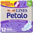 Lines Petalo Delicato e Fresco 12 Assorbenti Con Ali-2