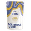 Natural Code ST03 Tonnetto E Mirtilli Gatti Adulti Sterilizzati Busta 70g-1
