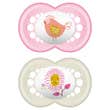Mam Original Set Succhietto In Caucciù Per Bambine 16 Mesi+ Fantasia Assortita-1