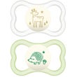 Mam Air Night Ciuccio Luminoso Silicone 6+ Neutro 2 Pezzi-1