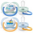 Philips Avent Ultra Air Succhietto Mama/Boat Maschio 0-6 Mesi 2 Pezzi-2