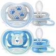 Philips Avent Succhietto Ultra Air Maschio Zampe/Orso 2 Pezzi 6-18 Mesi-1