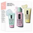 Clinique Mini Kits Skincare 3 Step All About Clean 30ml + Clarifying Lotion 3 60ml + Drammatically Gel 30ml-1