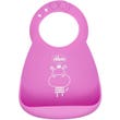 Chicco Bavaglina Silicone Easy Roll Colore Rosa 6Mesi+-1