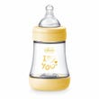 Chicco Biberon Neonato Perfect 5 Biberon Giallo Flusso Lento 150 ml 0Mesi+-0