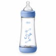 Chicco Biberon Neonato Perfect 5 Biberon Azzurro Flusso Veloce 300 ml 4Mesi+-0