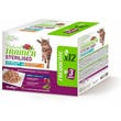 Natural Trainer Gatto Multipack Sterilised con Tacchino e Merluzzo Bocconcini in Salsa 12x85g-1