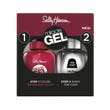 Sally Hansen Miracle Gel Duo Pack Top Coat + Smalto Colore 940 Bordeaux Glow-2