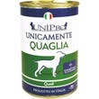 Unipro Unicamente Quaglia Cibo Umido Cani Adulti Barattolo 400g