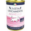 Unipro Unicamente Agnello Cibo Umido Cani Cuccioli Barattolo 400g