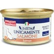 Unipro Unicamente Salmone Cibo Umido Gatti Adulti Sterilizzati Barattolo 85g