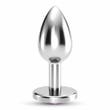 Crushious Plug Anale Gioiello Bijou Rosa Medio con Custodia di Velluto-1