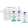 Chicco Baby Moments Beauty Bag Azzurro Pelli Delicate Bagnoschiuma 200ml + Shampoo 200ml + Sapone Solido 100ml-1