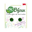 Bioetic Bijoux Orecchino Brillantino Xirius 6,2 mm Dark Green 1 Paio-2
