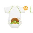 J Bimbi Body 0-36M Bio Cotton 4 Season Slow Friends Tartaruga-1