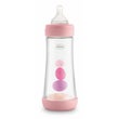 Chicco Perfect 5 Biberon 240 ml Rosa- Flusso MEDIO-1