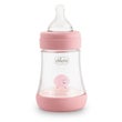 Chicco Perfect 5 Biberon 150 ml Rosa - Flusso LENTO-1