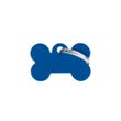 Medaglietta Per Cani E Gatti Personalizzata Osso In Alluminio Blu Taglia Piccola-2